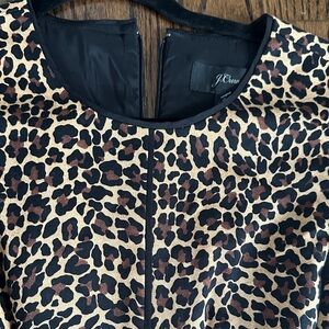 J. Crew Women's Animal Print dress size 2